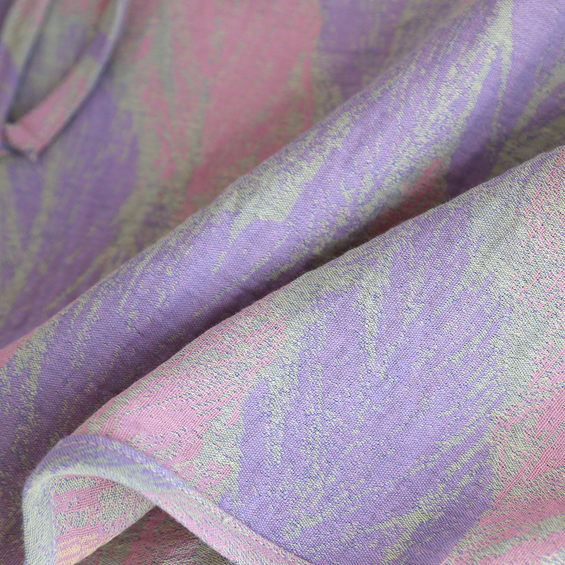 Feather-colored woven set with placket buttons, 2 colors - Image 14