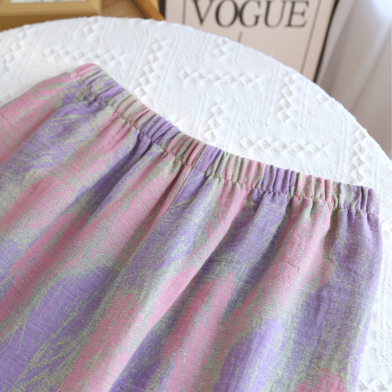 Feather-colored woven set with placket buttons, 2 colors - Image 11