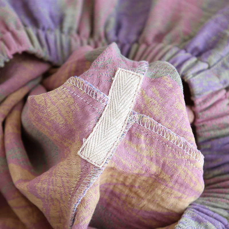 Feather-colored woven set with placket buttons, 2 colors - Image 9